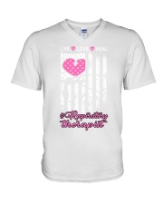 Respiratory Therapist - RT V-Neck T-Shirt tile