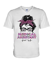 Medical Assistant - MA V-Neck T-Shirt tile