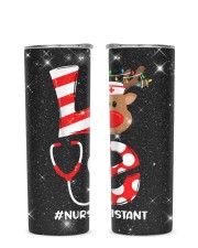 Nursing Assistant Glitter Tumbler tile