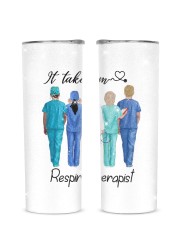 Respiratory Therapist - RT Glitter Tumbler tile