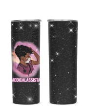 Medical Assistant - MA Glitter Tumbler tile