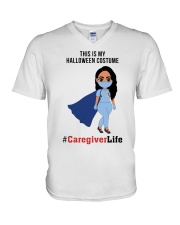 Caregiver V-Neck T-Shirt tile