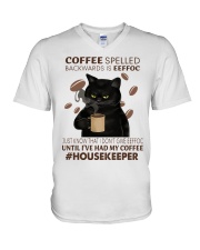 Housekeeper V-Neck T-Shirt tile
