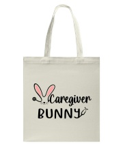 Caregiver Bunny Easter Tote Bag tile