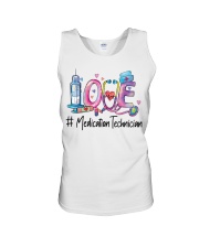 Medication Technician Unisex Tank tile