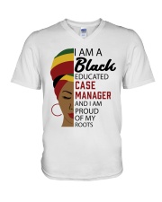 Case Manager V-Neck T-Shirt tile