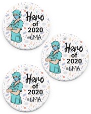 CMA Circle ornament - 3 pieces (porcelain) front