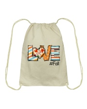 Love Fall Drawstring Bag tile