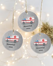 Ornament for EMT - Paramedic Circle ornament - 3 pieces (porcelain) aos-cricle-ornament-3-pieces-porcelain-lifestyles-03