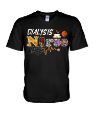 Dialysis Nurse V-Neck T-Shirt tile