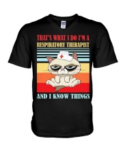 Respiratory Therapist - RT V-Neck T-Shirt tile
