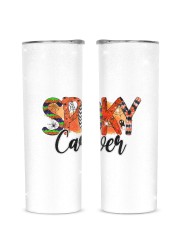Caregiver Glitter Tumbler tile