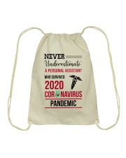 PERSONAL ASSISTANT Drawstring Bag tile