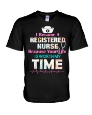 Registered Nurse - RN V-Neck T-Shirt tile