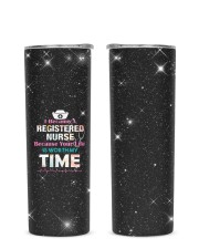 Registered Nurse - RN Glitter Tumbler tile