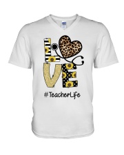 Teacher V-Neck T-Shirt tile