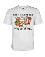 Surgical tech V-Neck T-Shirt tile