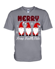 Home Health Aide - HHA Christmas V-Neck T-Shirt tile