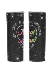 Medical Assistant - MA Glitter Tumbler tile