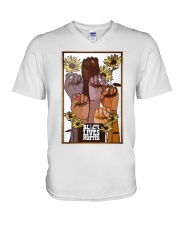 Black Live Matter 2 V-Neck T-Shirt tile