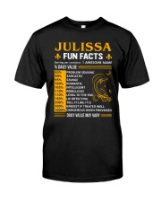 Julissa Fun Facts Classic T-Shirt front