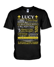 Lucy - Sweet Heart And Warrior V-Neck T-Shirt thumbnail