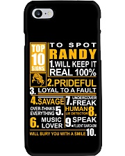 Randy - top10 Phone Case thumbnail