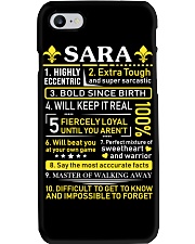 Sara - Sweet Heart And Warrior Phone Case thumbnail
