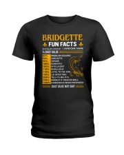 Bridgette Fun Facts Ladies T-Shirt tile