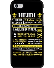 Heidi - Sweet Heart And Warrior Phone Case thumbnail