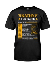 Kathy Fun Facts Classic T-Shirt front