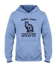 I have plans with cat Hooded Sweatshirt tile