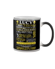 Lucy - Sweet Heart And Warrior Color Changing Mug tile