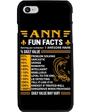 Ann - Fun Facts Phone Case thumbnail