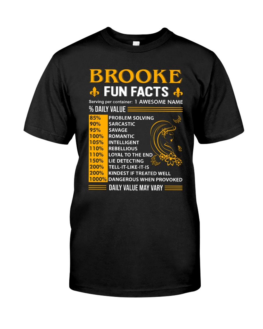 Brooke Fun Facts Classic T-Shirt