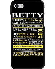 Betty - Sweet Heart And Warrior Phone Case tile