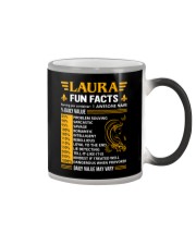 Laura Fun Facts Color Changing Mug tile