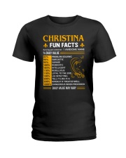 christina Fun Facts Ladies T-Shirt tile