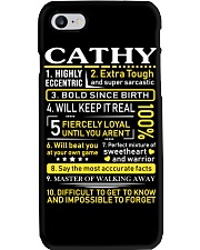 Cathy - Sweet Heart And Warrior Phone Case thumbnail