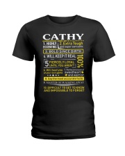 Cathy - Sweet Heart And Warrior Ladies T-Shirt tile
