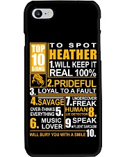 Heather - top10 Phone Case thumbnail