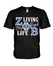 Bless Life V-Neck T-Shirt thumbnail