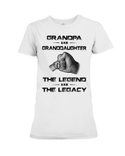 Grandpa - Granddaughter Premium Fit Ladies Tee thumbnail