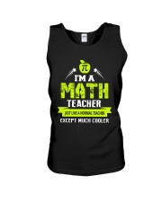 I'm a Math Teacher Except Much Cooler T-Shirt Unisex Tank thumbnail