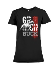GR CH BUCK ROM Premium Fit Ladies Tee thumbnail