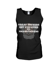 Great Fathers Get Promoted To Grandfathers Unisex Tank front