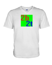 2b2t Old Logo V-Neck T-Shirt thumbnail