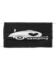 I Love camping Cloth face mask front