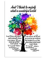 And I Think To Myself What A Wonderful World 11x17 Poster front
