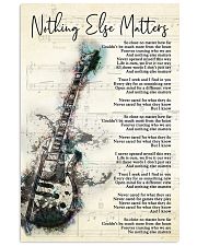 Nothing Else Matters Song Lyrics 11x17 Poster front